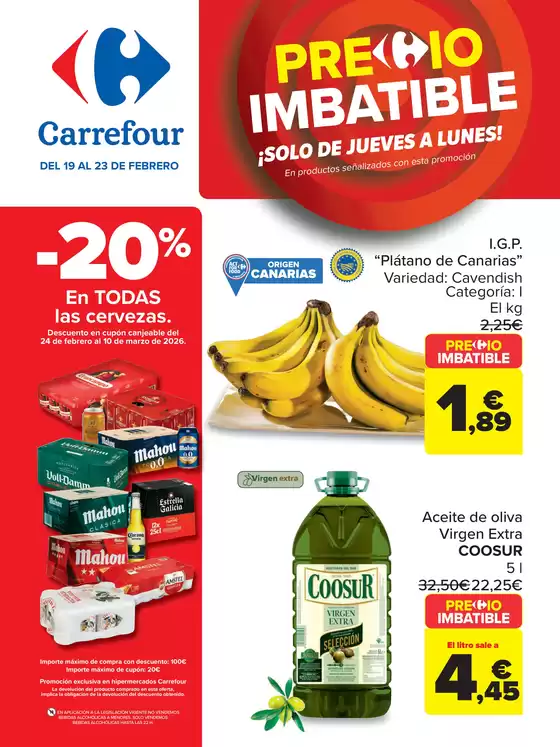 Catálogo Carrefour en Alzira | PRECIO IMBATIBLE | 2026-02-19T00:00:00.000Z - 2026-02-23T00:00:00.000Z