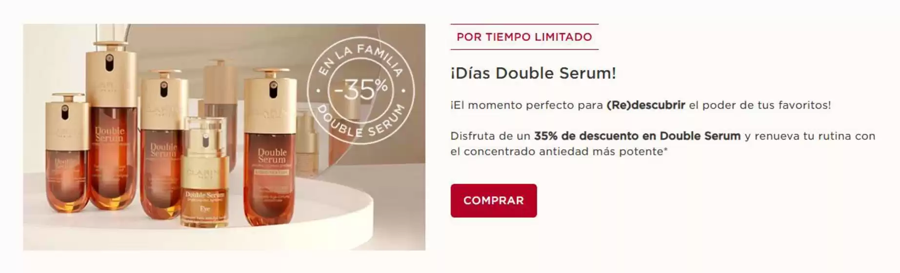 Catálogo Clarins en Amorebieta-Etxano | ¡Días Double Serum! | 2026-02-17T00:00:00.000Z - 2026-02-28T00:00:00.000Z