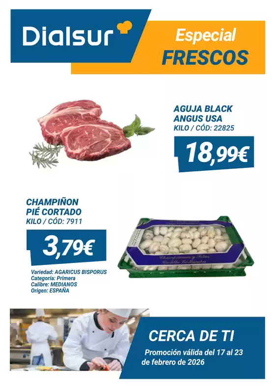 Catálogo Dialsur Cash & Carry en Selva del Camp | Especial Frescos | 2026-02-18T00:00:00.000Z - 2026-02-23T00:00:00.000Z