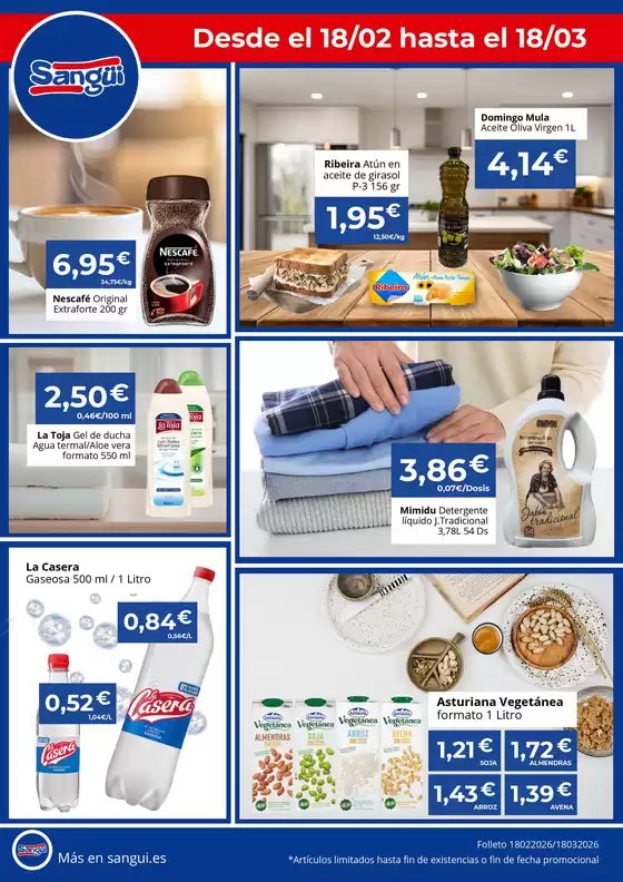 Catálogo Sangüi en Selva del Camp | Desde el 18/02 hasta el 18/03 | 2026-02-18T00:00:00.000Z - 2026-03-18T00:00:00.000Z