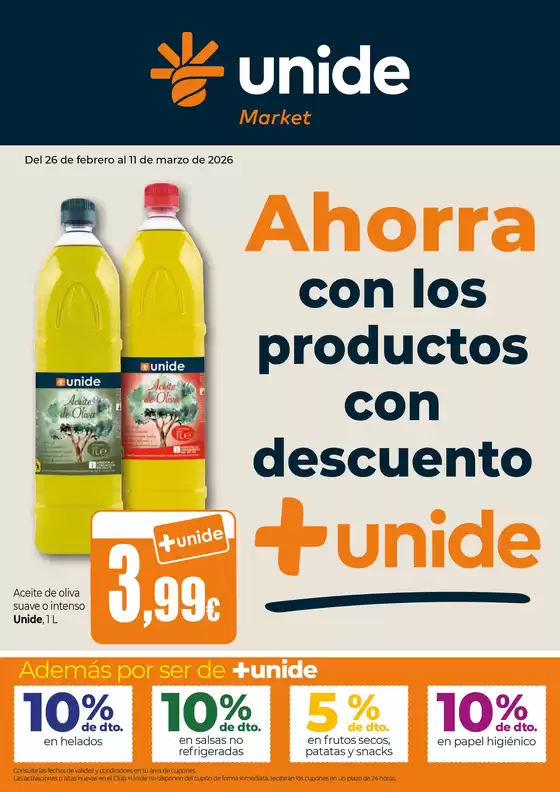 Catálogo Unide Market | ¡Aquí se ahorra! UNIDE Market Levante | 2026-02-26T00:00:00.000Z - 2026-03-10T00:00:00.000Z