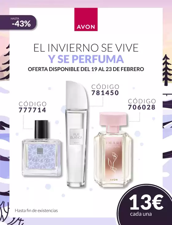 Catálogo AVON en Granollers | El Invierno Se Vive Y Se Perfuma | 2026-02-19T00:00:00.000Z - 2026-02-23T00:00:00.000Z