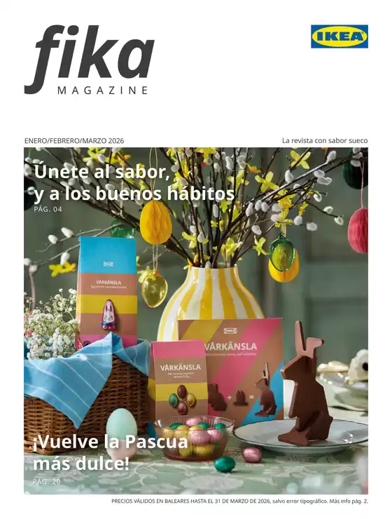 Catálogo IKEA en Palma de Mallorca | Fika Magazine | 2026-01-01T00:00:00.000Z - 2026-03-31T00:00:00.000Z
