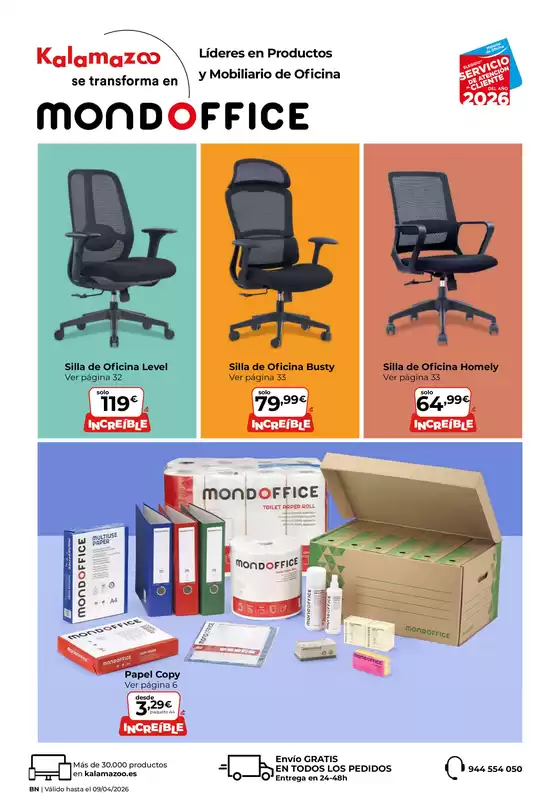 Catálogo Staples Kalamazoo en Gondomar | Válido hasta el 09/04/2026 | 2026-02-20T00:00:00.000Z - 2026-04-09T00:00:00.000Z