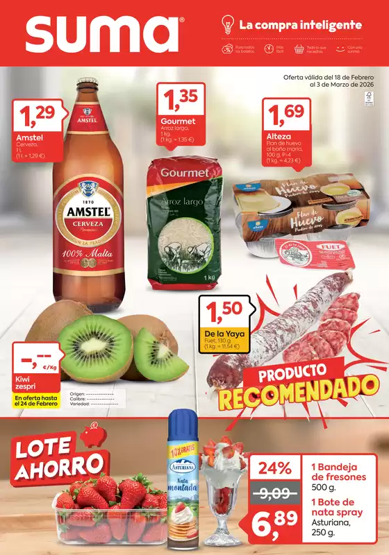 Catálogo Suma Supermercados en A Coruña | Oferta válida del 18 de Febrero al 3 de Marzo de 2026 | 2026-02-18T00:00:00.000Z - 2026-03-03T00:00:00.000Z