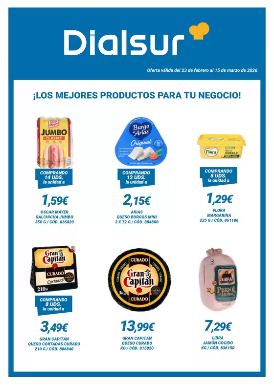 Catálogo Dialsur Cash & Carry en Gijón | ¡Los Mejores Productos Para Tu Negocio! | 2026-02-24T00:00:00.000Z - 2026-03-15T00:00:00.000Z