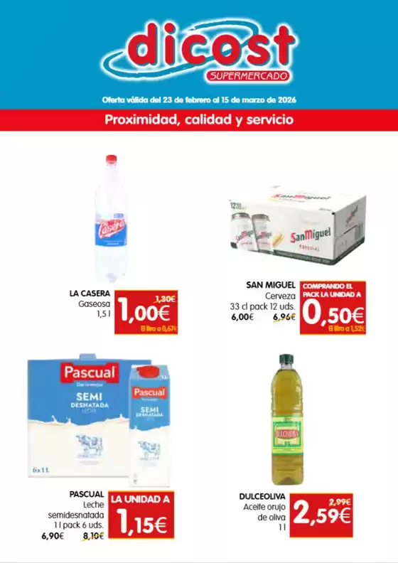 Catálogo Dicost en Gijón | Oferta válida del 23 de febrero al 15 de marzo de 2026 | 2026-02-24T00:00:00.000Z - 2026-03-15T00:00:00.000Z