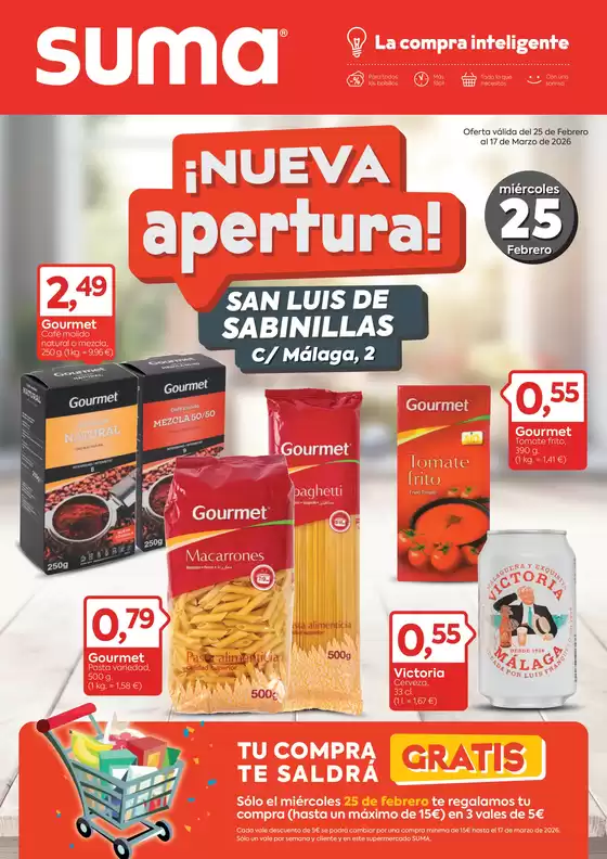 Catálogo Suma Supermercados en Gijón | Nueva Apertura! | 2026-02-25T00:00:00.000Z - 2026-03-17T00:00:00.000Z