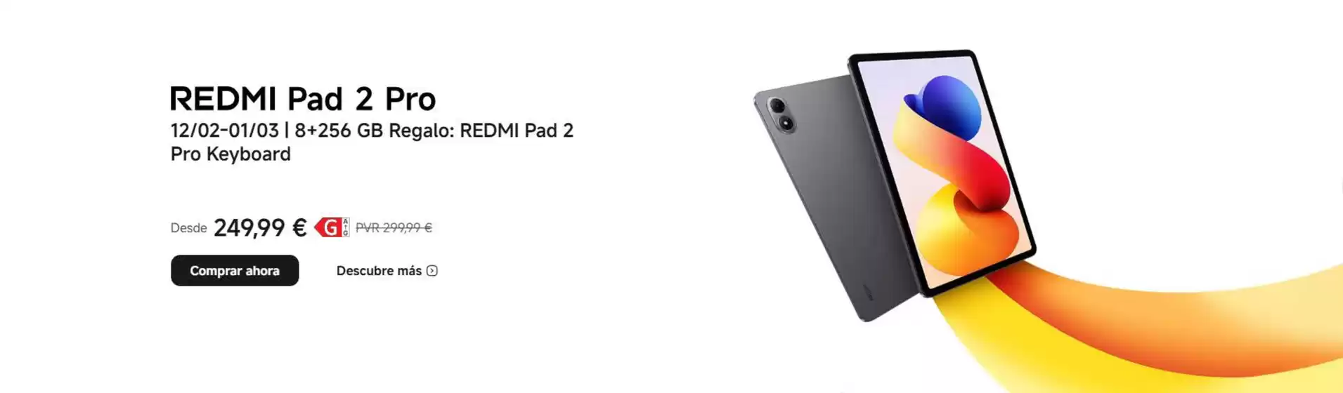 Catálogo Xiaomi en Miguelturra | REDMI Pad 2 Pro | 2026-02-24T00:00:00.000Z - 2026-03-01T00:00:00.000Z