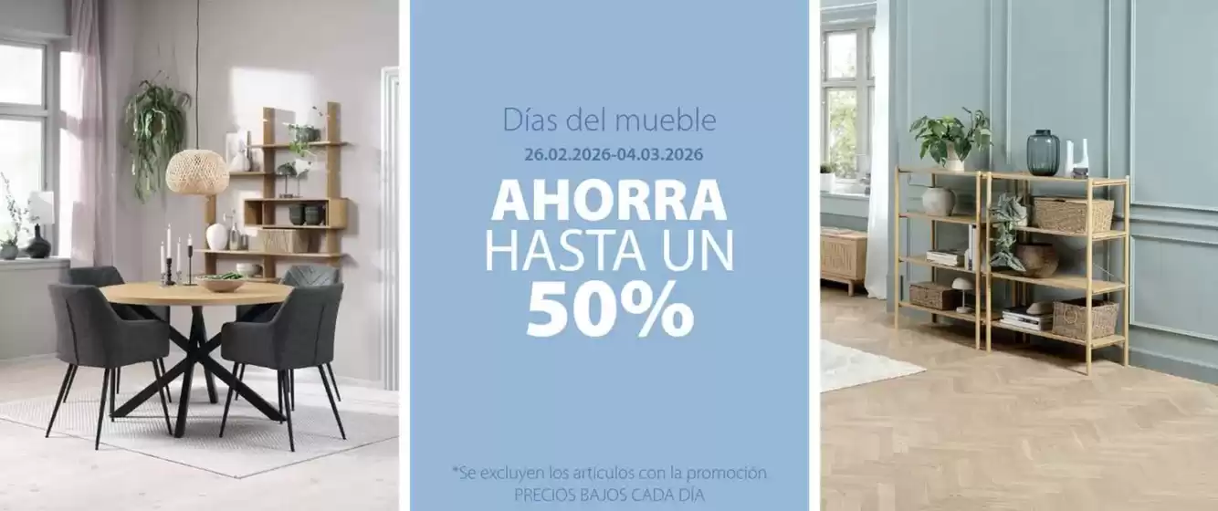 Catálogo JYSK | Ahora Hasta Un 50% | 2026-02-26T00:00:00.000Z - 2026-03-04T00:00:00.000Z