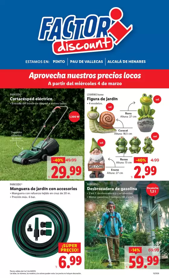 Catálogo FACTORI discount en Valdemorillo | Factori discount - Ofertas válidas del 04/03 al 09/03 | 2026-03-04T00:00:00.000Z - 2026-03-09T00:00:00.000Z