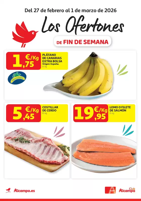 Catálogo Alcampo | Los Ofertones de fin de semana | 2026-02-27T00:00:00.000Z - 2026-03-01T00:00:00.000Z