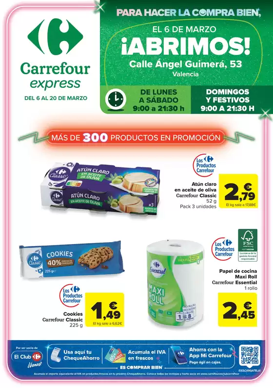 Catálogo Carrefour Express | !Abrimos! | 2026-03-06T00:00:00.000Z - 2026-03-20T00:00:00.000Z