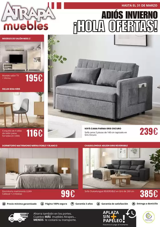 Catálogo ATRAPAmuebles | Atrapamuebles. Tu tienda de muebles ONLINE | 2026-03-02T00:00:00.000Z - 2026-03-31T00:00:00.000Z