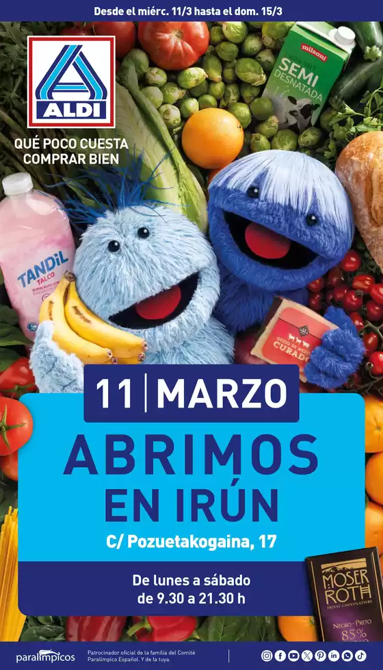 Catálogo ALDI | ¡Nuevo Aldi en Irún! | 2026-03-11T00:00:00.000Z - 2026-03-15T00:00:00.000Z