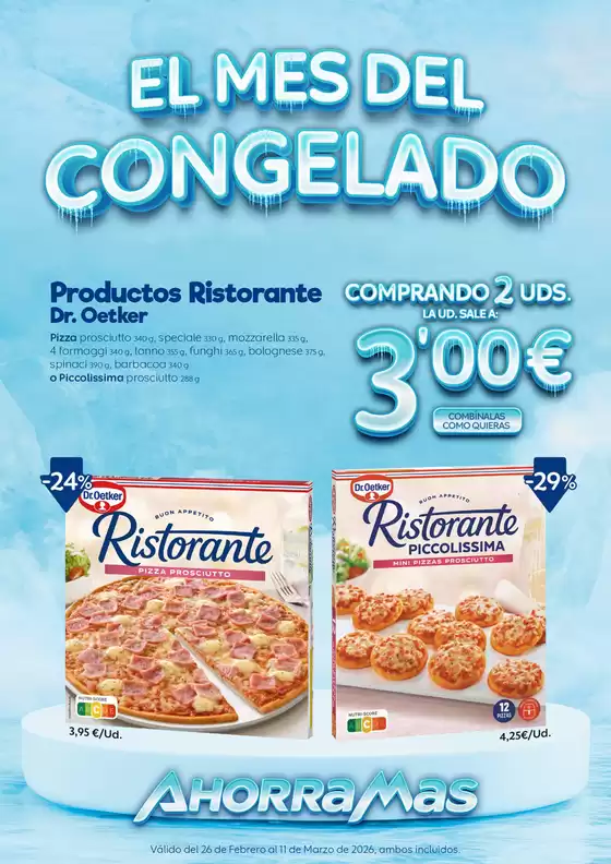 Catálogo Ahorramas | El mes del congelado | 2026-02-26T00:00:00.000Z - 2026-03-11T00:00:00.000Z