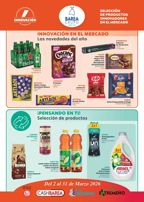 Catálogo Cash Barea | Del 2 al 31 de Marzo 2026 | 2026-03-02T00:00:00.000Z - 2026-03-31T00:00:00.000Z