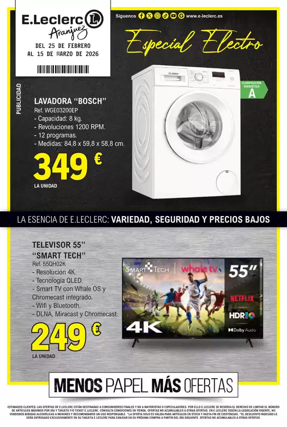 Catálogo E.Leclerc en Massalfassar | Especial Electro | 2026-03-03T00:00:00.000Z - 2026-03-15T00:00:00.000Z