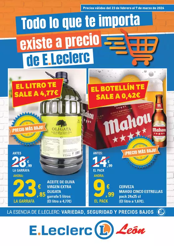 Catálogo E.Leclerc | Todo lo que te importa existe a precio de E.Leclerc | 2026-03-03T00:00:00.000Z - 2026-03-07T00:00:00.000Z