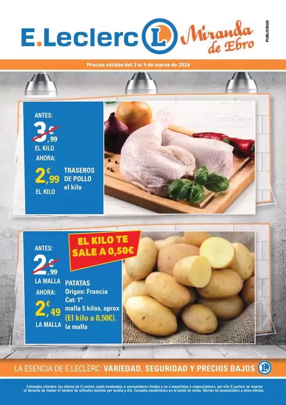 Catálogo E.Leclerc | Catálogo Miranda de Ebro | 2026-03-03T00:00:00.000Z - 2026-03-09T00:00:00.000Z