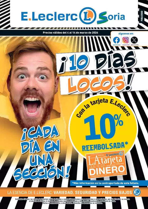 Catálogo E.Leclerc | ¡ 10 díaS lOcOs! | 2026-03-04T00:00:00.000Z - 2026-03-14T00:00:00.000Z