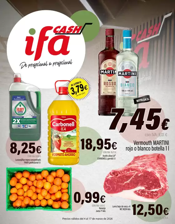 Catálogo Cash Ifa | Precios válidos del 4 al 17 de marzo de 2026 | 2026-03-04T00:00:00.000Z - 2026-03-17T00:00:00.000Z