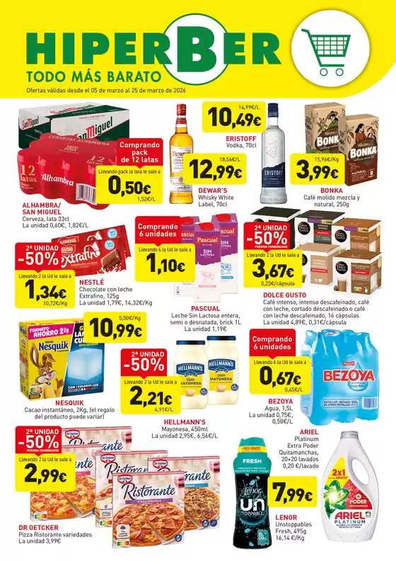 Catálogo Hiperber | Todo más barato | 2026-03-05T00:00:00.000Z - 2026-03-25T00:00:00.000Z