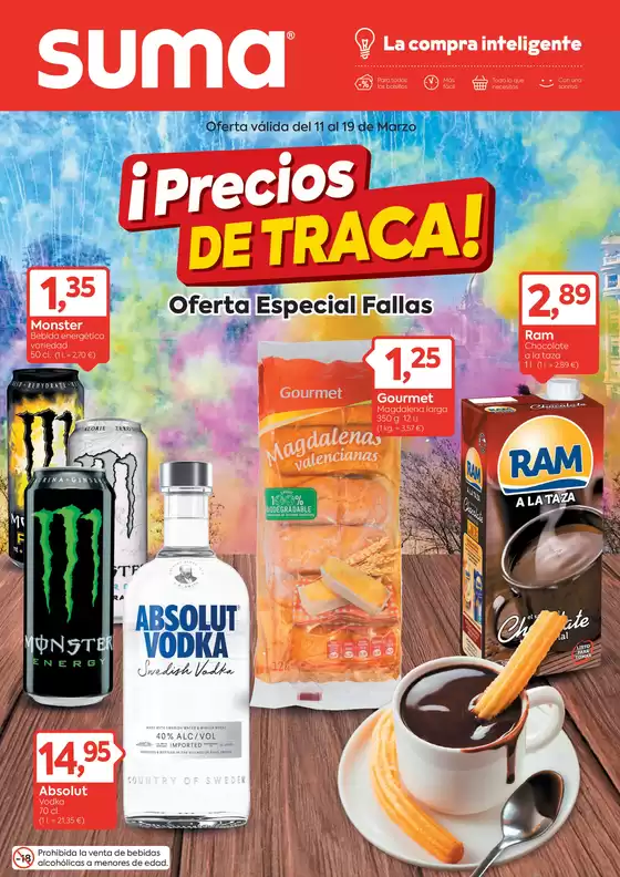Catálogo Suma Supermercados | ¡Precios De Traca! | 2026-03-11T00:00:00.000Z - 2026-03-19T00:00:00.000Z