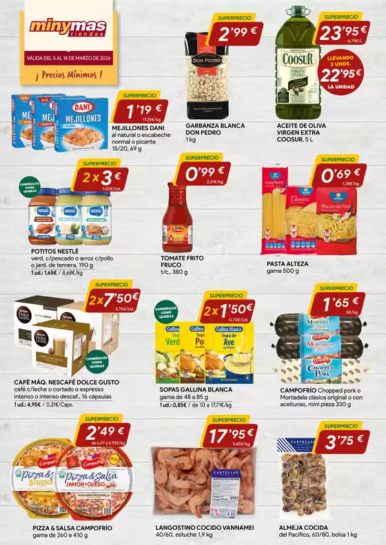 Catálogo minymas | Válida Del 5 Al 18 De Marzo De 2026 | 2026-03-05T00:00:00.000Z - 2026-03-18T00:00:00.000Z