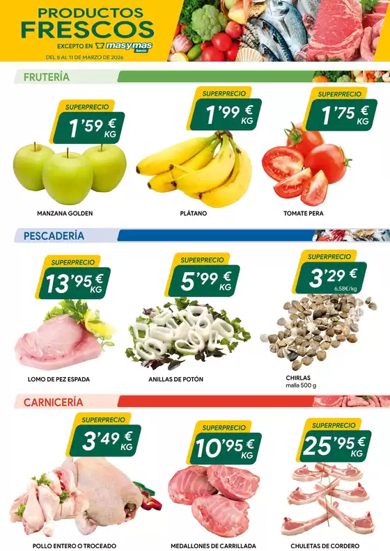 Catálogo Masymas | Productos Frescos | 2026-03-05T00:00:00.000Z - 2026-03-11T00:00:00.000Z