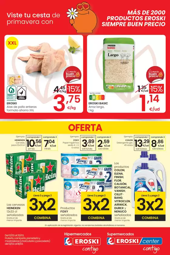 Catálogo Eroski en Portugalete | Viste tu cesta de primavera EROSKI | 2026-03-12T00:00:00.000Z - 2026-03-25T00:00:00.000Z