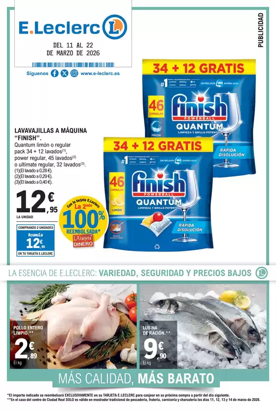 Catálogo E.Leclerc en Xàbia | Hiper Oferta 5 | 2026-03-11T00:00:00.000Z - 2026-03-22T00:00:00.000Z