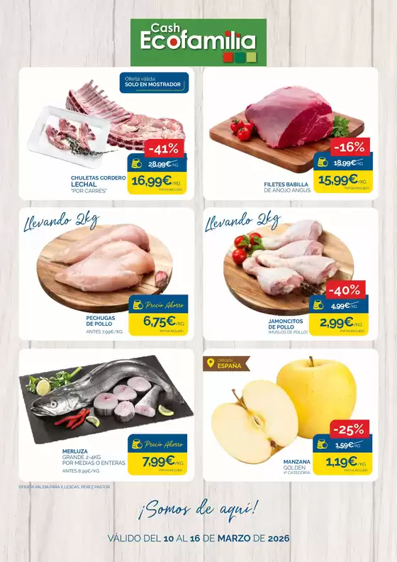 Catálogo Cash Ecofamilia en San Bartolomé de Tirajana | ¡Somos de aquí! | 2026-03-10T00:00:00.000Z - 2026-03-16T00:00:00.000Z