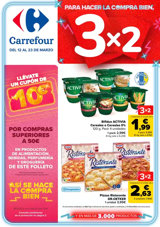 Catálogo Carrefour en Aiguaviva | 3x2 | 2026-03-12T00:00:00.000Z - 2026-03-23T00:00:00.000Z