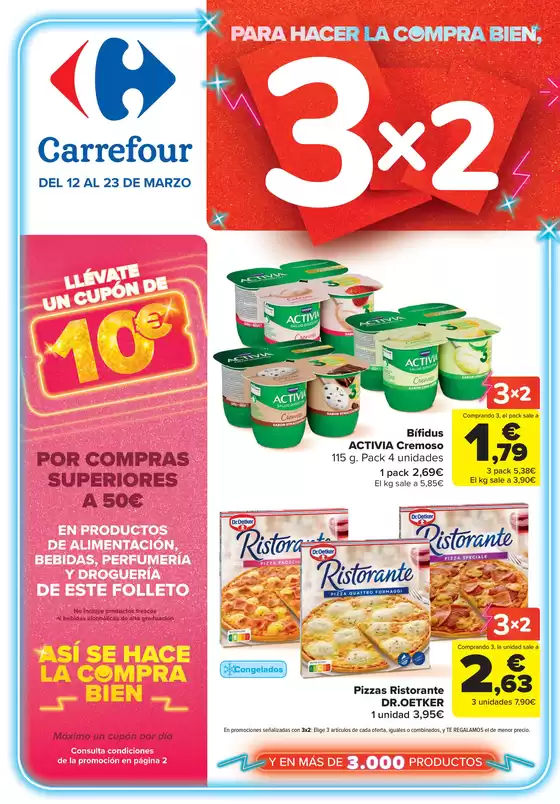 Catálogo Carrefour en San Juan de Aznalfarache | 3x2 | 2026-03-12T00:00:00.000Z - 2026-03-23T00:00:00.000Z