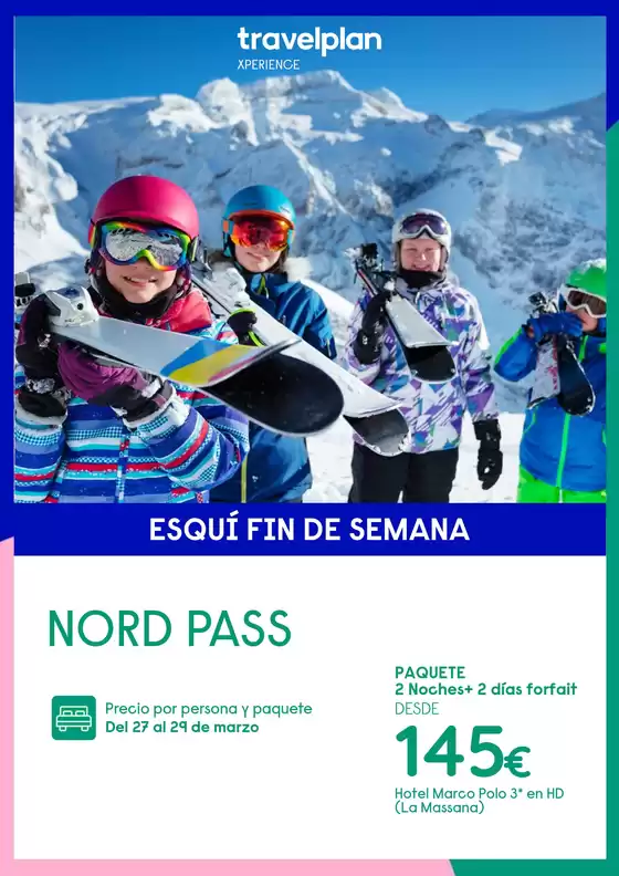 Catálogo Travelplan en Castellón de la Plana | Travelplan Nord Pass | 2026-03-27T00:00:00.000Z - 2026-03-29T00:00:00.000Z