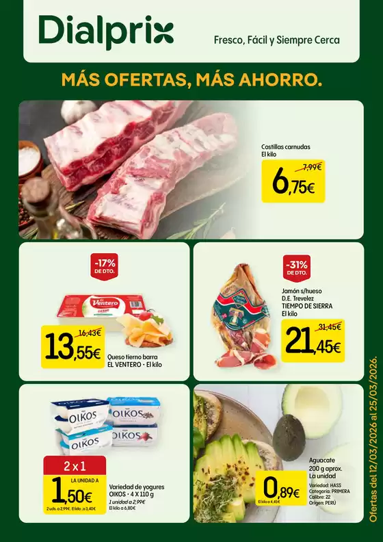 Catálogo Dialprix en Monforte de Lemos | Más Ofertas, Más Ahorro. | 2026-03-12T00:00:00.000Z - 2026-03-25T00:00:00.000Z