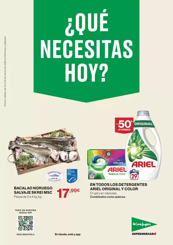 Catálogo El Corte Inglés en Monforte de Lemos | ¿Qué Necesitas Hoy? | 2026-03-12T00:00:00.000Z - 2026-03-24T00:00:00.000Z