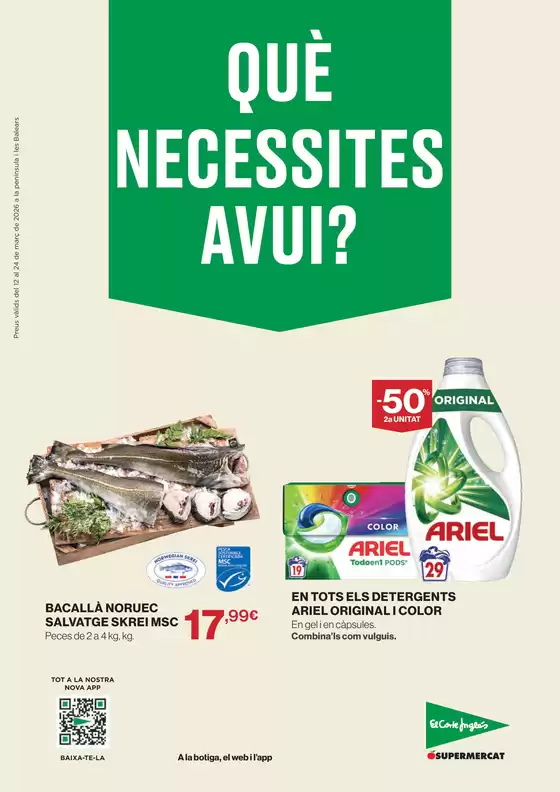 Catálogo El Corte Inglés en Monforte de Lemos | Què Necessites Avui? | 2026-03-12T00:00:00.000Z - 2026-03-24T00:00:00.000Z