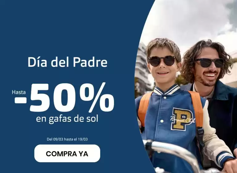 Catálogo MasVisión | Hasta -50% en gafas de sol | 2026-03-12T00:00:00.000Z - 2026-03-19T00:00:00.000Z