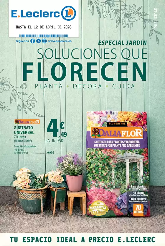 Catálogo E.Leclerc en Puçol | Especial Jardín | 2026-03-16T00:00:00.000Z - 2026-04-12T00:00:00.000Z