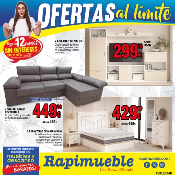Catálogo Rapimueble en Elda | Ofertas Al Limite | 2026-03-13T00:00:00.000Z - 2026-05-10T00:00:00.000Z
