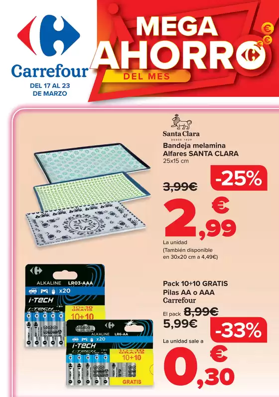 Catálogo Carrefour en Ferrol | BAZAR- CASA HOGAR | 2026-03-17T00:00:00.000Z - 2026-03-23T00:00:00.000Z