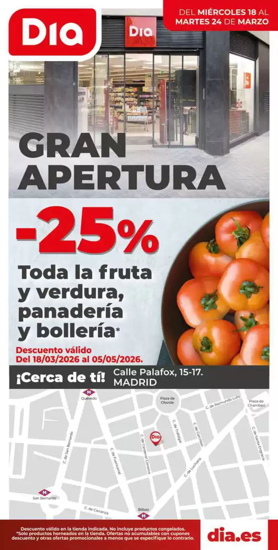 Catálogo Dia en Las Rozas | Gran apertura Dia del 18/03 al 24/03 | 2026-03-18T00:00:00.000Z - 2026-03-24T00:00:00.000Z