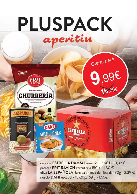 Catálogo Plusfresc en Mataró | Pluspack Aperitiu | 2026-03-17T00:00:00.000Z - 2026-04-07T00:00:00.000Z