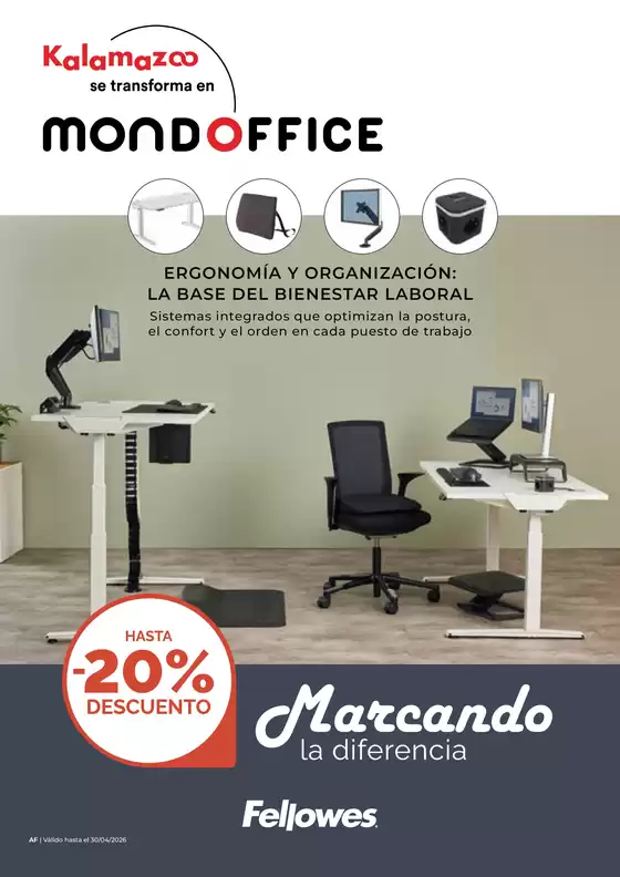 Catálogo Staples Kalamazoo en Llanera |  Válido hasta el 30/04 | 2026-03-17T00:00:00.000Z - 2026-04-30T00:00:00.000Z