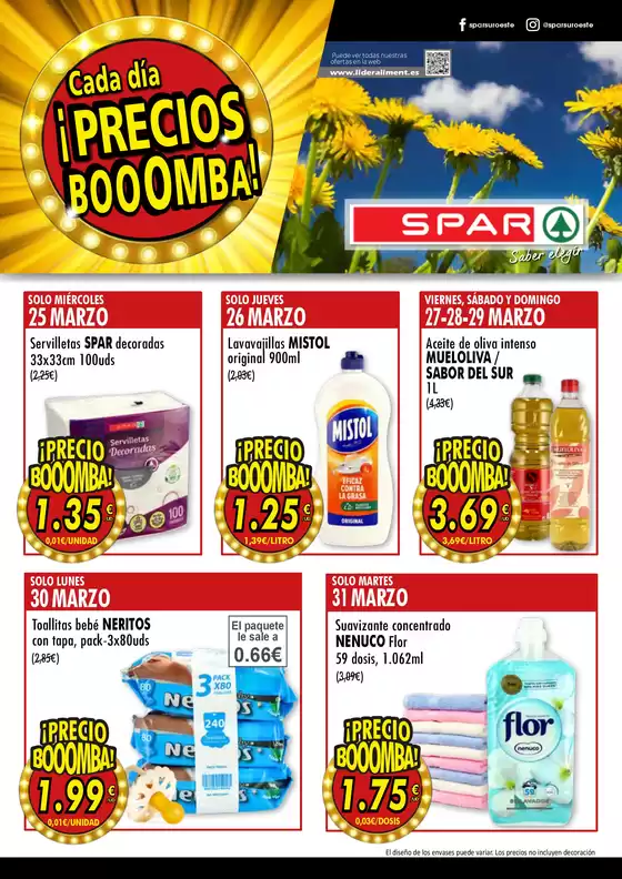 Catálogo SPAR en Dénia | Precios booomba | 2026-03-25T00:00:00.000Z - 2026-03-31T00:00:00.000Z