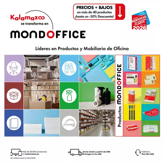 Catálogo Staples Kalamazoo en Talavera de la Reina | Válido hasta el 15/04/2026 | 2026-03-18T00:00:00.000Z - 2026-04-15T00:00:00.000Z