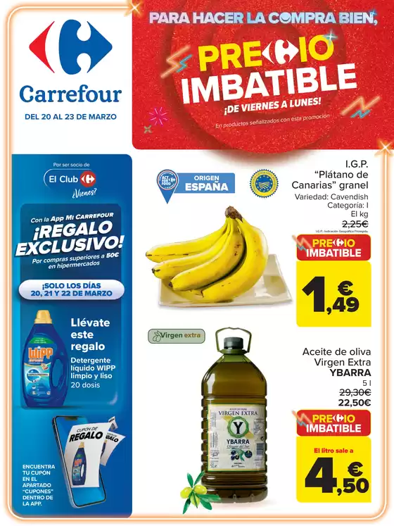Catálogo Carrefour en Torregamones | PRECIO IMBATIBLE | 2026-03-20T00:00:00.000Z - 2026-03-23T00:00:00.000Z