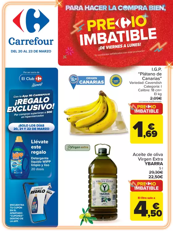 Catálogo Carrefour en Santa Cruz de Tenerife | PRECIO IMBATIBLE | 2026-03-20T00:00:00.000Z - 2026-03-23T00:00:00.000Z